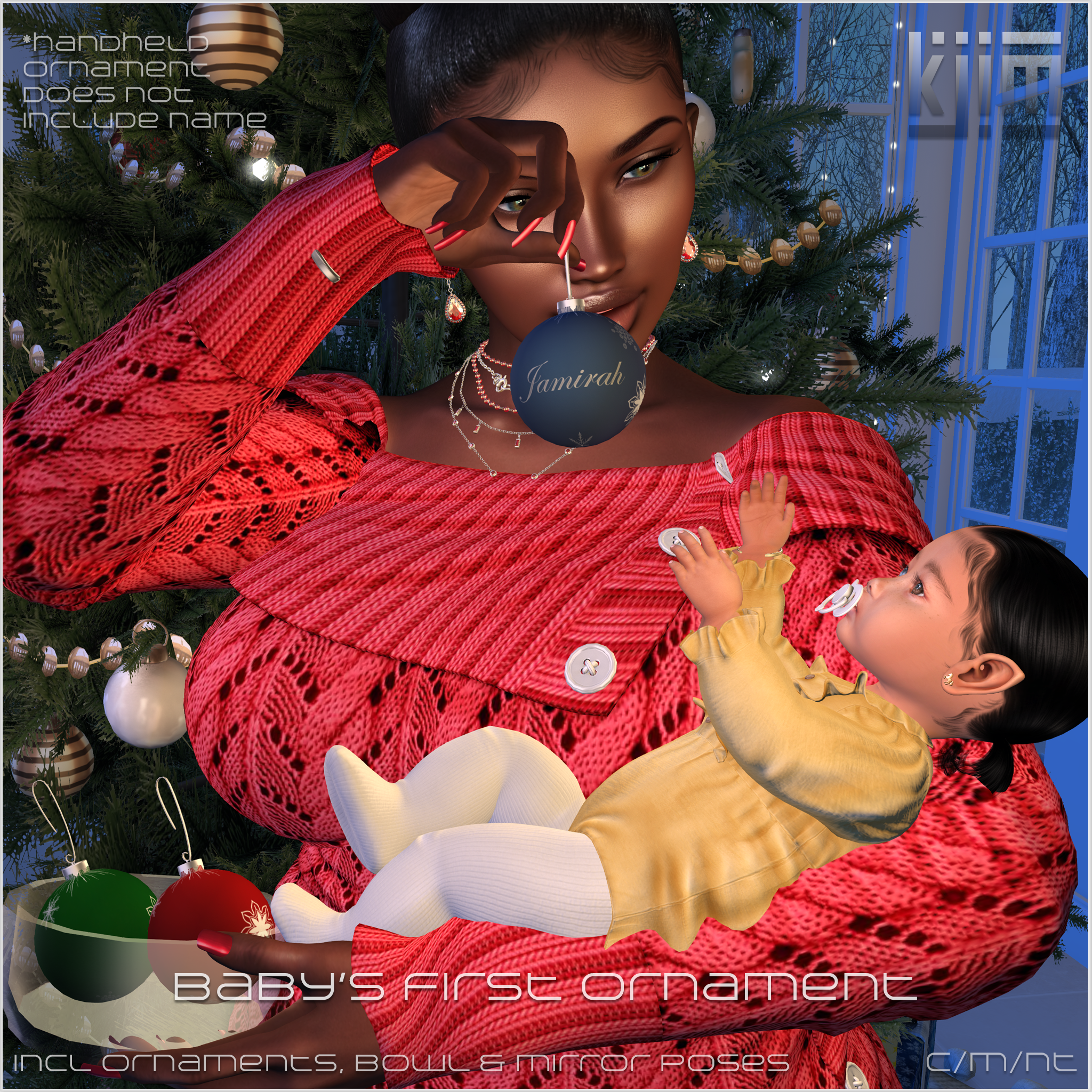 KJIm Baby's First Ornament Ad 2021